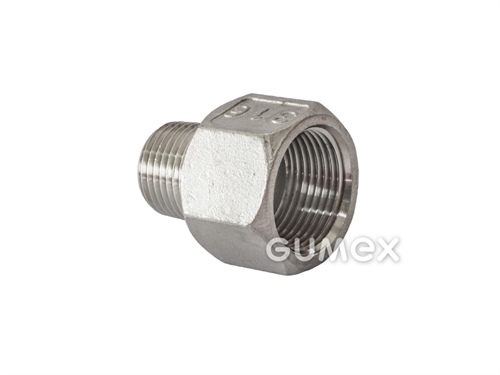 Skrutkovanie pre kvapaliny redukované, vnútorný závit G 1" - vonkajší závit G 3/4", 20bar, -25°C/+180°C, nerezová oceľ